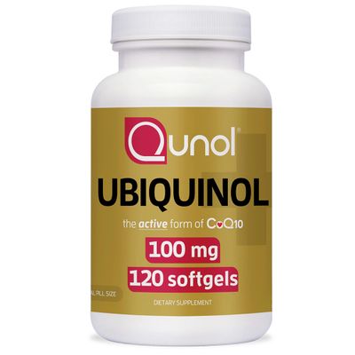 Qunol 100mg ubikinoli 120 luonnollinen lisäravinne aktiivinen muoto coq10