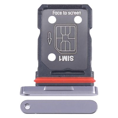 OnePlus 12 PJD110 CPH2573 CPH2581 SIM-korttilokero + SIM-korttilokero Musta