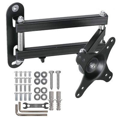 Augro Veggbrakettmontering svingbar og vipp for de fleste 15 "-32" LED, LCD, OLED flatskjerm-TVer og skjermer med Vesa 75x75-100x100mm Opptil 13kg ...