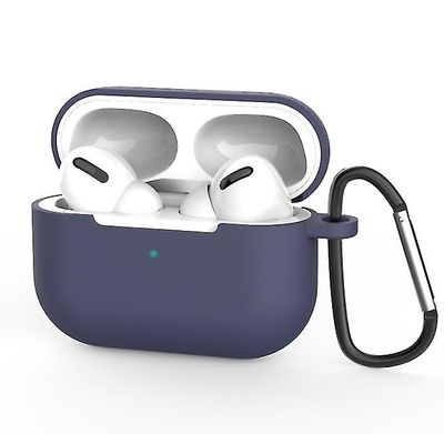 Mikasa Gælder for Airpods Pro Beskyttelsesdæksel, silikone spænde, ny Apple 3. generation Bluetooth headset Midnight blue