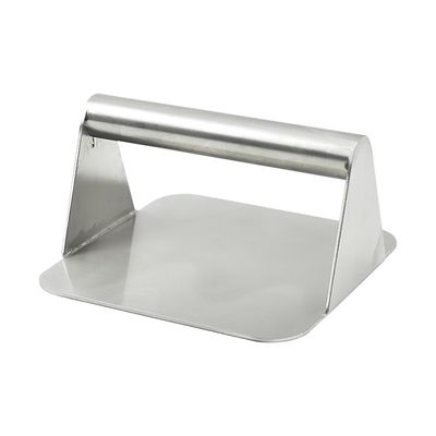 Kød med håndtag tilbehør Grease Squeeze rustfrit stål gadgets Glat Flad Grill Bacon Bbq Heavy Duty Griddle Burger Press