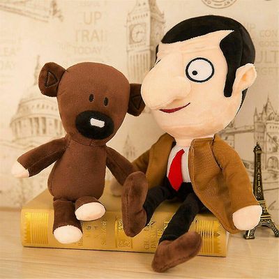 Qinfen 30cm Mr Bean Teddy Bear Muhkea Nukke Pehmeä Täytetty Eläin Lapset Syntymäpäivä Lahja AB