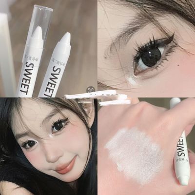 unbrand Glitter pigmentert øyenskyggepinne highlighter langvarig øyenskygge for fest cosplay sminke 2