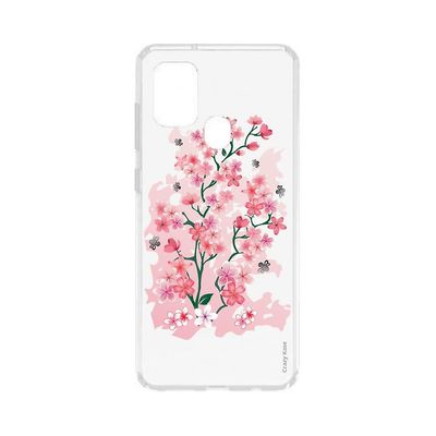 Crazy Kase Hull til Samsung Galaxy A21s Bløde Kirsebærblomster