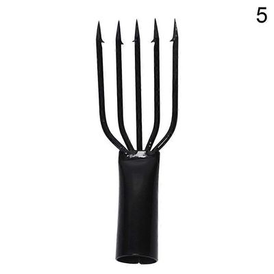 Piikkinen ruostumaton teräs kevät harppuuna 3/4/5 Prong Kalastusvälineet Kalastusbaari Barb Ice Fishing Fork
