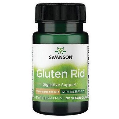 Swanson Vitamins Swanson-vitamiinit gluteenista eroon toleraasi G:llä, 100 mg, 90 vegaanisella korkilla