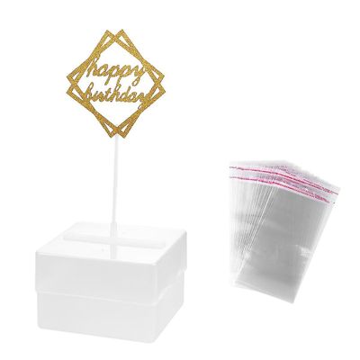 Birthday Cake Money Box uudelleenkäytettävä yllätysraha vetää kakkua, joka tekee muottijuhlatarvikkeita