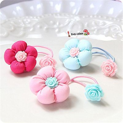 Børns dejlige blomster Hår Reb Colth Baby Piger Hovedbeklædning Tiara Prinsesse Hår Reb Til Børn Acessorio De Cabelo T