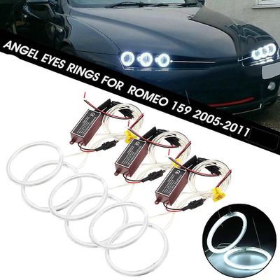 6kpl auton etuvalot Ultra Angel Eyes Ccfl Halo rengas 159 2005 2006 2007 2008 2009 2010 2011