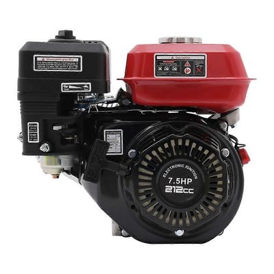 7,5 hv:n musta bensiinimoottori ilmajäähdytteinen nelitahtinen bensiinimoottori