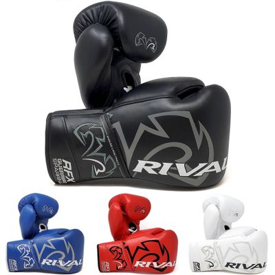 Rival Boxing Kilpailevat nyrkkeily RFX-Guerrero SF-H nauhasparraushanskat Musta 18 oz.
