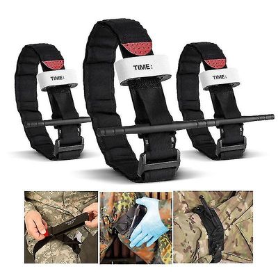 3pcs Medicinsk Tourniquet Rapid Udendørs Førstehjælp Kit Rescue Combat Tourniquet