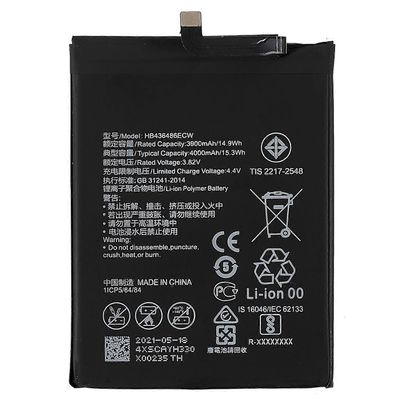 3.82V 3900mAh akun vaihto (koodi: HB436486ECW) Huawei Mate 10/Mate 10 Pro/P20:lle