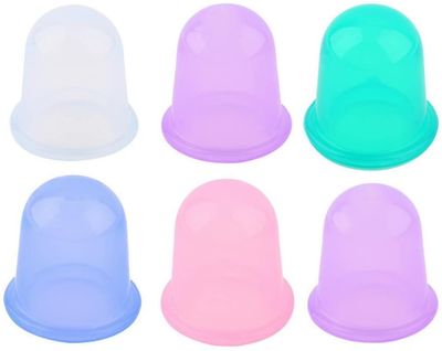 Xqday Silikone Cupping Cups, Anti Cellulite Massage Cups Cupping Sæt Terapi Sæt Vacuum Cups Cup