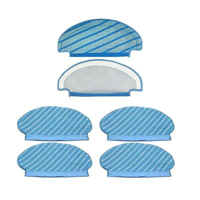 4pcs Sweeper For Ecovacs Sweeper Ozmo T8 Aivi Med 4pcs Moppe Klud Pads Rengøringsklude Sæt til Ecovacs Deebot Ozmo 920