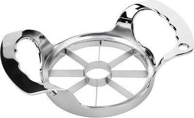 Linkrunning Kraftig Apple Corer Slicer, 8 blade rustfrit stål Kommerciel frugtskærer Køkkenredskaber Gadget til æble, pære, kartoffelkile, 4 tommer...