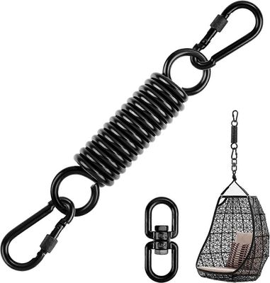 jousijousi, 4 kpl teräsjousikattokoukkukarabiinit, jousiripustuskoukku ripustussängyn ripustussarjat, jooga, kantavuus jopa 300 kg