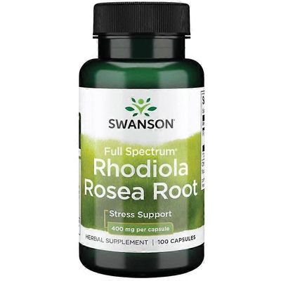 Swanson Rhodiola Rosea Juuri 400mg kapselit 100