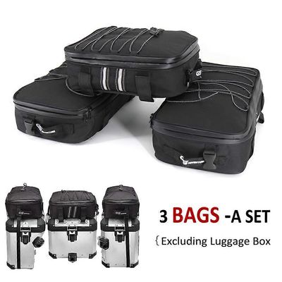 R1250GS moottoripyörän telineen takalaukku, sivulaukut, ylälaukku, vedenpitävät säilytyslaukut BMW R1250 GS R 1250 GS ADV Adventurelle 3 pussia - S...