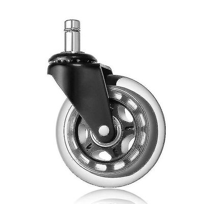 Th Kontorstol Universal Wheel Black (2 Pack) (ruipei)