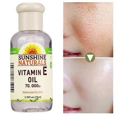 75ml E-vitamiinin esanssiöljyä päivällä ja yöllä kasvojen valkaiseva ryppyjä estävä olemus kosteuttaa kuivaa ihoa