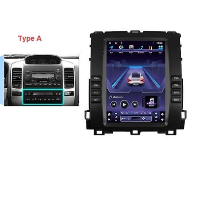 JIULUNET Autoradio multimedia Toyota Land Cruiser Prado 120 2002- 2009 navigointi Android Auto Video DSP