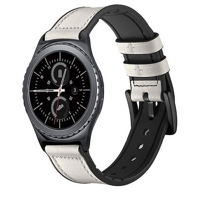 AIR Læderrem og metalramme erstatning for Samsung Galaxy Gear S3 /