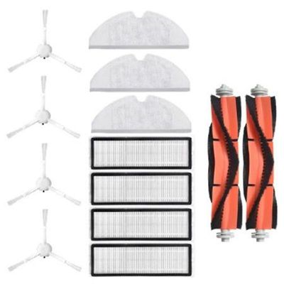 Hovedbørste side børste Hepa filter kit til Mijia 1c Stytj01zhm fejende moppe robot støvsuger