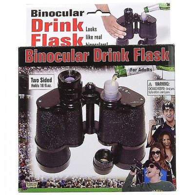 Bristol Novelty Bristol nyhet kikkert drikke kolbe Svart One Size