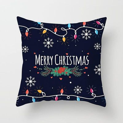 Witdreamer 45x45cm jul Talje pudebetræk pudebetræk Bomuld Hjem Sofa Kast nytår 16