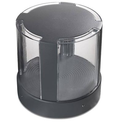 LEDS-C4 Lighting LED'er C4 Kompakt LED udendørs pullertlampe Urban Grå IP65