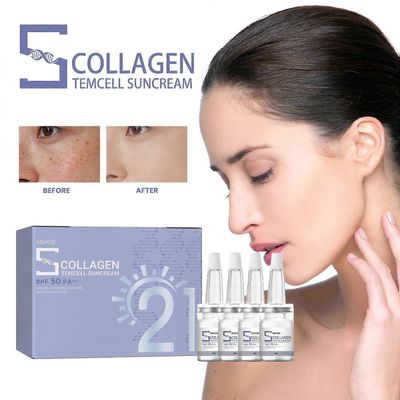 Collagen Facial Essence - Ihon korjaus, kasvojen aurinkovoide, kosteuttava esanssi, kiinteyttävä ja kosteuttava, 5ml*4