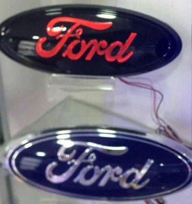 4d-auton logomerkki Led Light Ford F150 F250 Explorer -alue 9 tuuman etuhupun konepellin tunnusmerkki Tarvikkeet