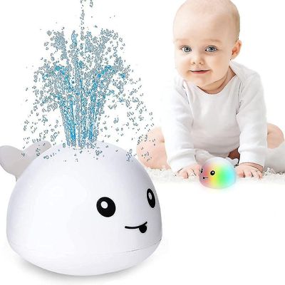 Mikasa Induktion Vand Jet Whale Baby Vand Legetøj Badekar Badekar Legetøj med lys og musik Hvid