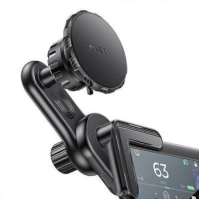 Yesido C212 auton kelluva näyttöpidike magneettinen puhelinpidike Musta