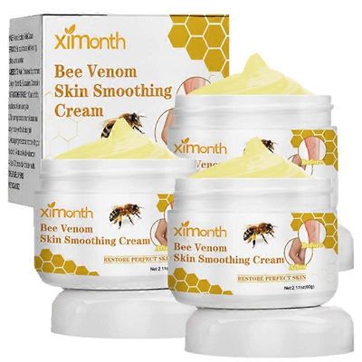 Mehiläismyrkky suonikohjuja ehkäisevä rauhoittava voide, edistyksellinen K-vitamiinivoide vähentää turvotusta, suonikohjuja ja hämähäkkisuonia 3pcs