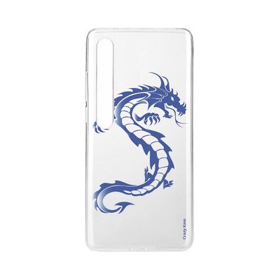 Crazy Kase Skrog til Xiaomi Mi 10 Soft Blue Dragon