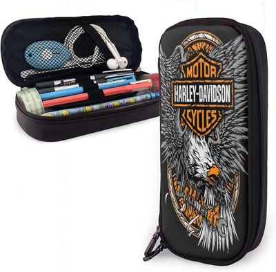 Kerota BDE0756 Harley Davidson penaali pojille, lasten koulun paperitavarat, mallit soikeat tynnyrikynäkotelot, lahjat pelaajille, pojat, tytöt, te...
