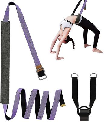 Yoga Stretching Strap Back Bend Assist træner med dør anker lilla