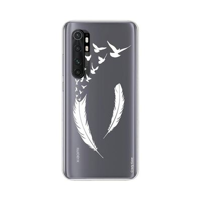 Crazy Kase Hull For Xiaomi Mi Bemærk 10 Lite Souple Fjer og Flight Fugle