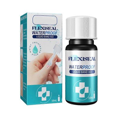 10ML uusi ihon nestemäinen kipsi haavaliima nestemäinen iholiima haavoille inhimillinen, vedenpitävä sidos, hengittävä, vedenpitävä, nopea Qrying
