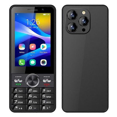 UNIWA SX17 (A3501) 2GB 16GB Android-puhelin 3,5 tuuman älypuhelin 2500mAh akku Musta Black