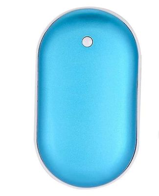 2 pakke oppladbare håndvarmere usb power bank elektrisk lommevarmer varmere Bleu