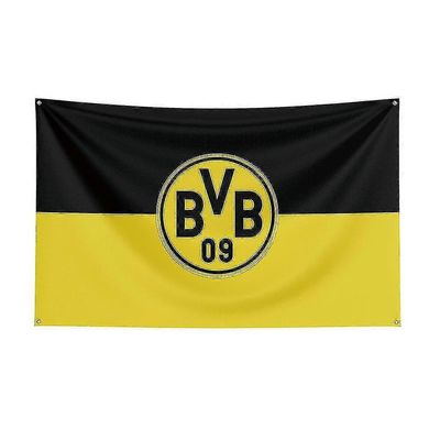 Born Pretty 3x5 Borussia Dortmund Flag polyesteripainettu Racing Sport Banner sisustukseen - MXBC E 60 x 90cm