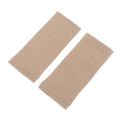2 kpl kyynärvarren tatuointipeite kompressiohihoja UV-aurinkosuoja urheiluun beige