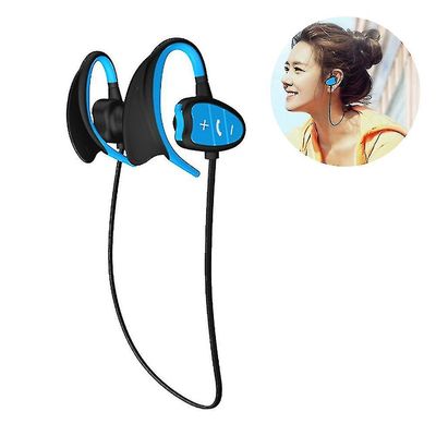 Siniset uimakuulokkeet langattomat Bluetooth 5.0 -kuulokkeet Ipx8 vedenpitävät nappikuulokkeet Urheilukuulokkeet sininen