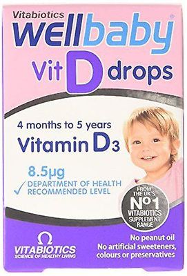 Vitabiotics Vitabiootit Wellbaby D-vitamiinipisarat, 30ml