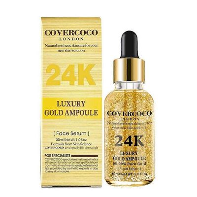 24K kultaseerumi, lahja hänelle, anti-ageing ryppyjä estävä ihonhoitoseerumi, lahjat naisille, kosteuttavat lahjat tyttöystävälle lahjat äidille