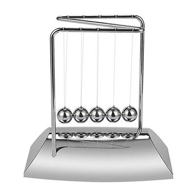 Favrison Tasapainopallot Lelu Newton Cradle Balance Teräspallo Sliver Fysiikka Tiede Heiluri Teräspallopöytä Koristeet