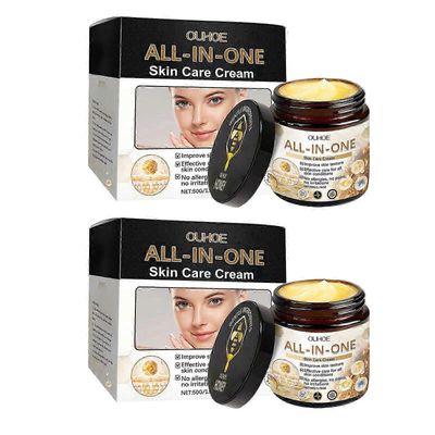 Tehokas All-in-1-ihonhoitovoide, Advanced Bee Venom hienoihin juonteisiin ja ryppyjen korjaamiseen, ikääntymistä estävä kosteusvoide 2pcs